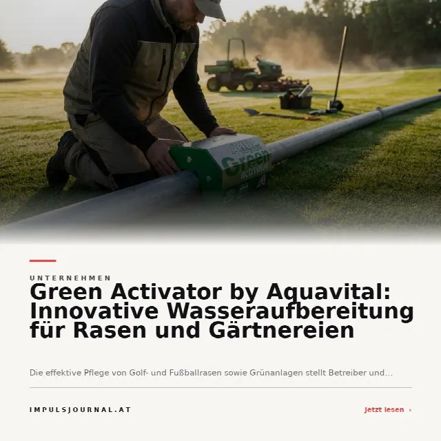 Share-Card fuer Nachhaltige Rasenpflege: Green Activator revolutioniert Wasseraufbereitung