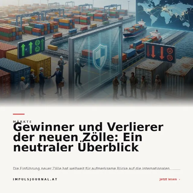 Share-Card fuer Gewinner und Verlierer der neuen Zölle: Ein neutraler Überblick