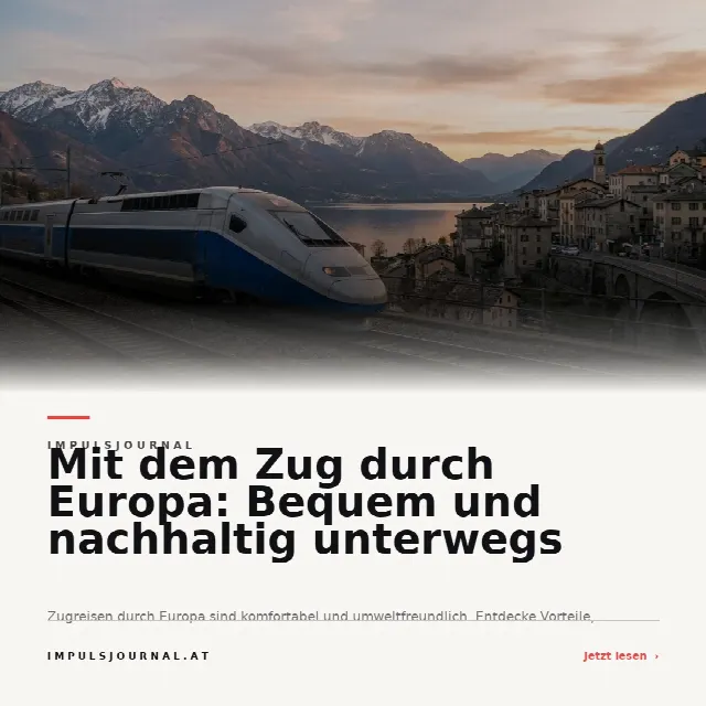 Share-Card fuer Mit dem Zug durch Europa: Bequem und nachhaltig unterwegs