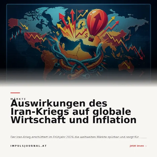 Share-Card fuer Iran-Konflikt 2026: Wirtschaftliche Folgen, Inflation und Chancen für Unternehmen