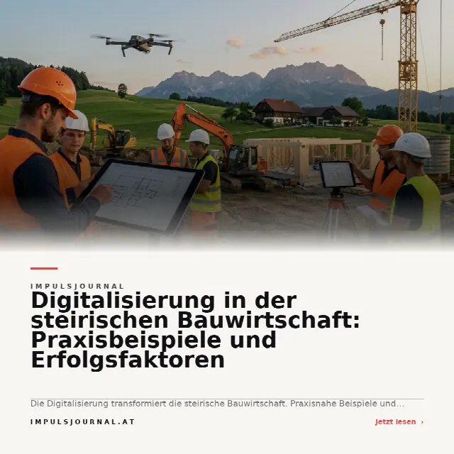 Share-Card fuer Digitalisierung in der steirischen Bauwirtschaft: Praxisbeispiele und Erfolgsfaktoren