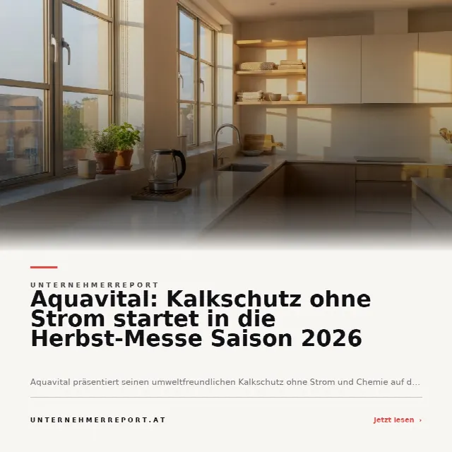Share-Card fuer Aquavital stellt stromfreien Kalkschutz auf Herbstmessen 2026 vor