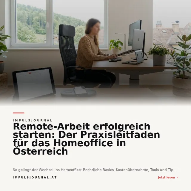 Share-Card fuer Remote-Arbeit erfolgreich starten: Der Praxisleitfaden für das Homeoffice in Österreich