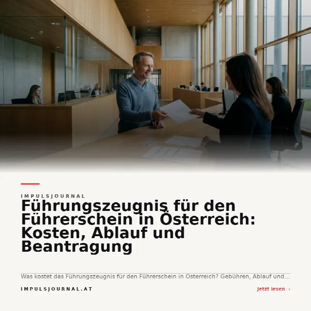 Share-Card fuer Führungszeugnis für den Führerschein in Österreich: Kosten, Ablauf und Beantragung